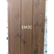 REVESTIMIENTO EXT ALUM ELEGANCIA EN MADERA OSCURA 3 TABLAS